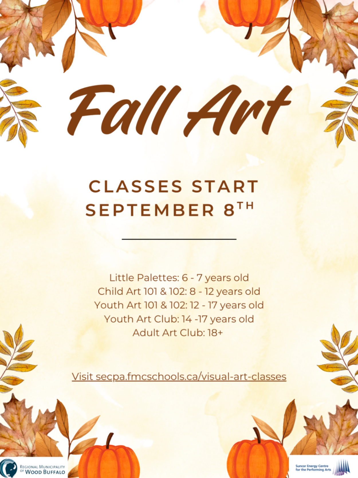 Yellow And Brown Aesthetic Welcome Autumn Poster